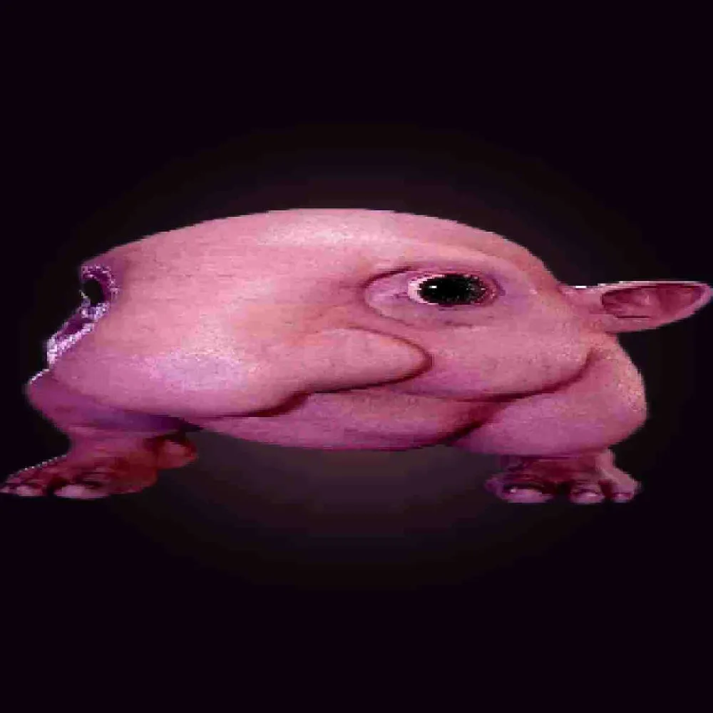 The creature stretched very wide