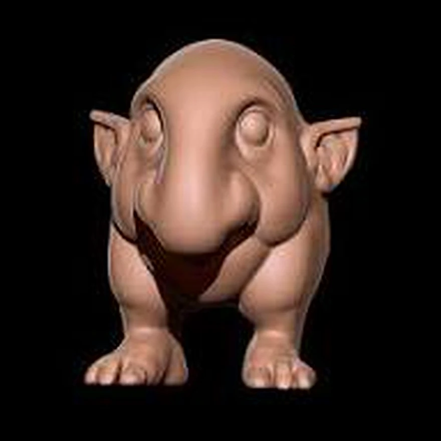 A fan-made 3D model of the creature